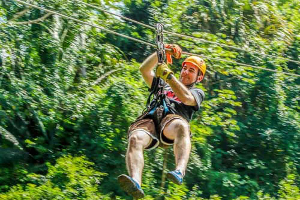 Altun Ha, Cave Tubing and Zipline from San Pedro