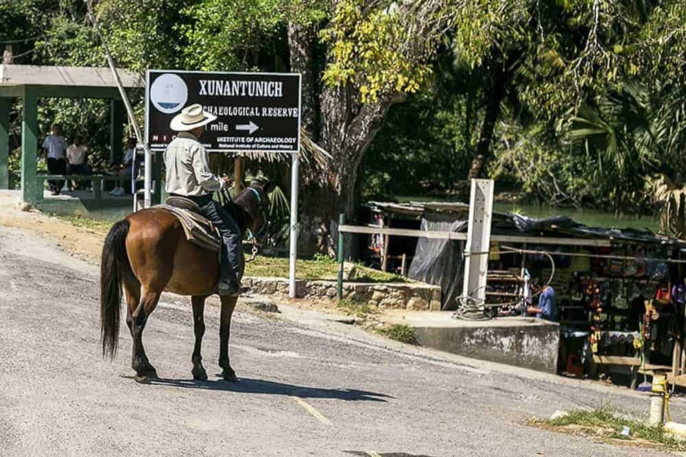 Xunantunich and Horseback riding from Belize City