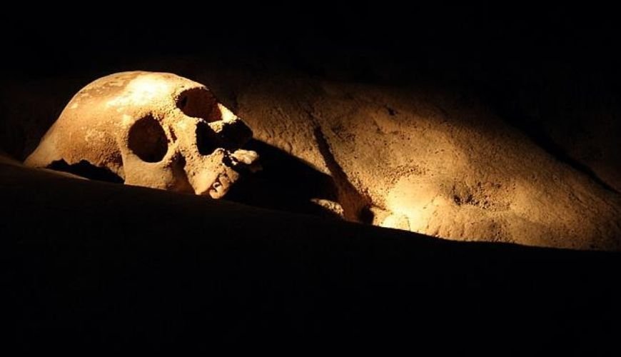 A.T.M Cave (Actun Tunichil Muknal) from Hopkins